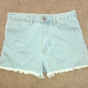 NEVER WORN! Forever 21 Light Jean Shorts